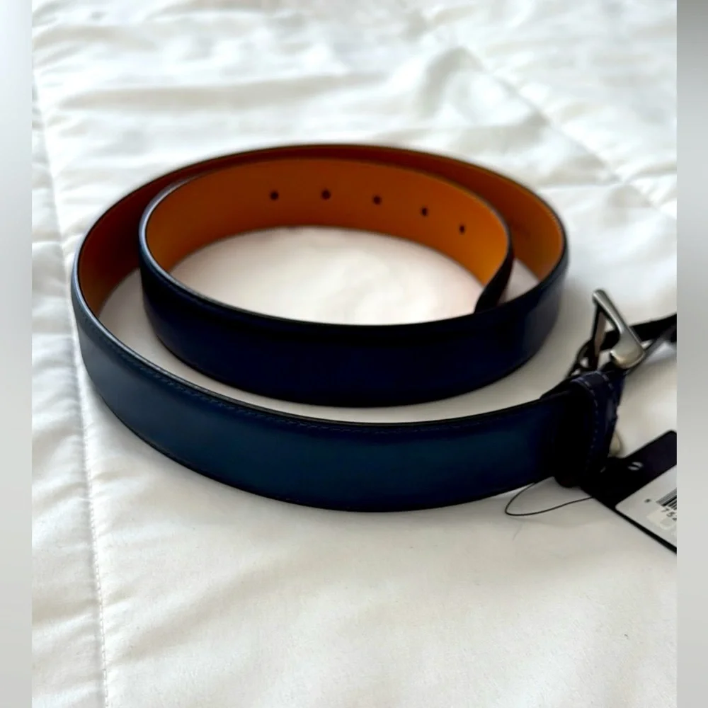 Magnanni Navy Blue Belt